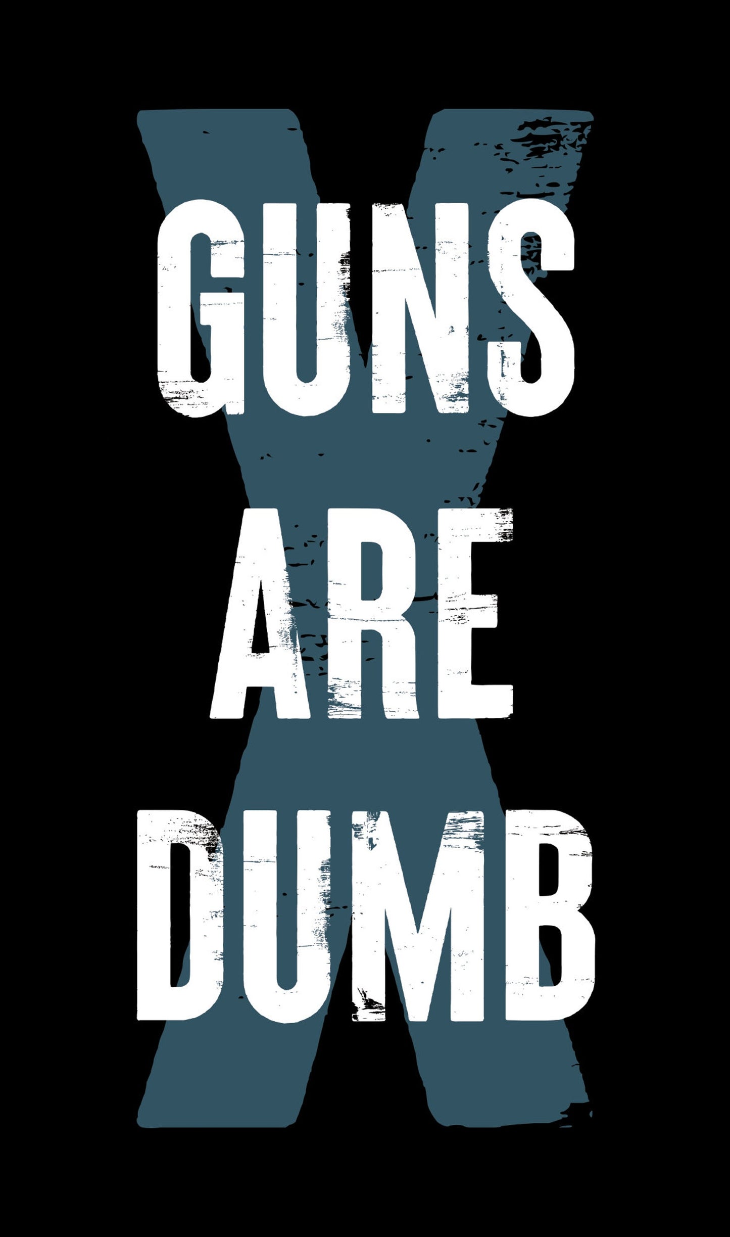 Guns Are Dumb - Light Logo - Men’s/Unisex Tee