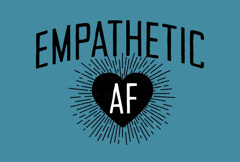 Empathetic AF - Dark Logo - Men’s/Unisex Tee