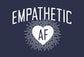 Empathetic AF - Light Logo - Women’s V-Neck Tee