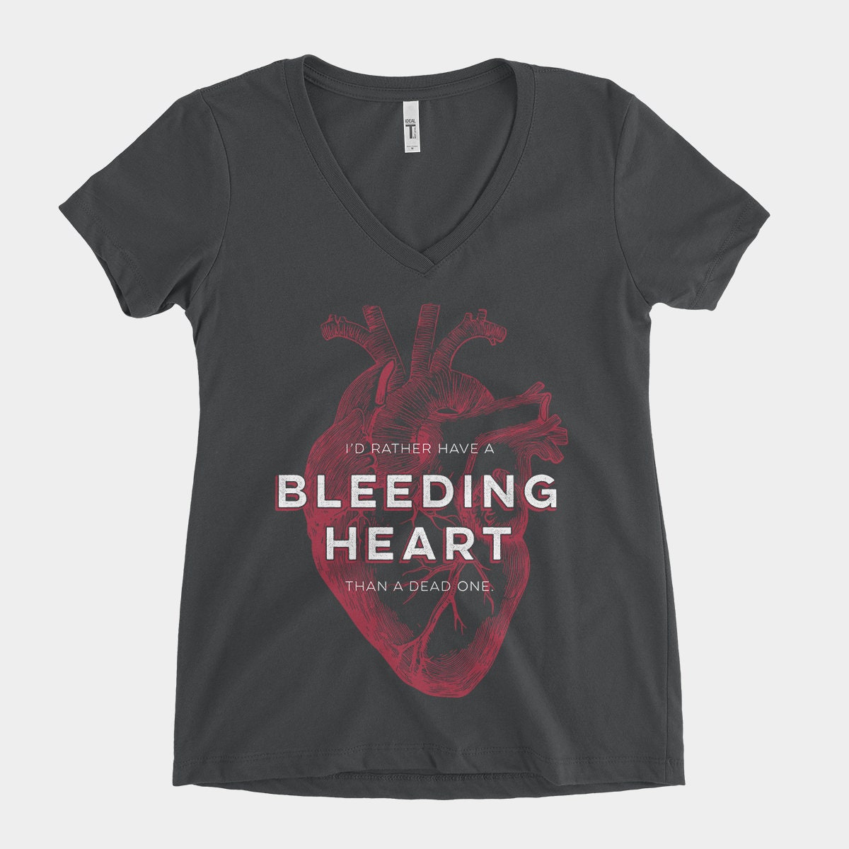 Bleeding Heart - Women's V-Neck Tee