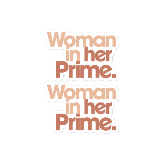 Woman in her Prime  - 2 Sticker Pack