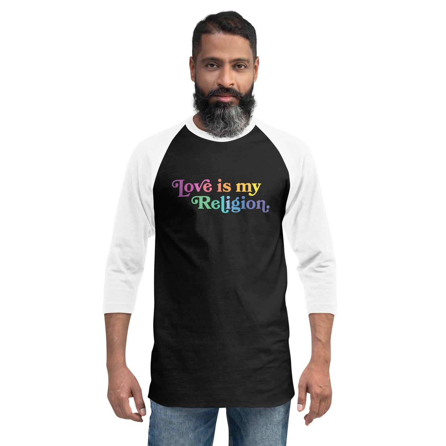 Love is My Religion - 3/4 Sleeve Shirt