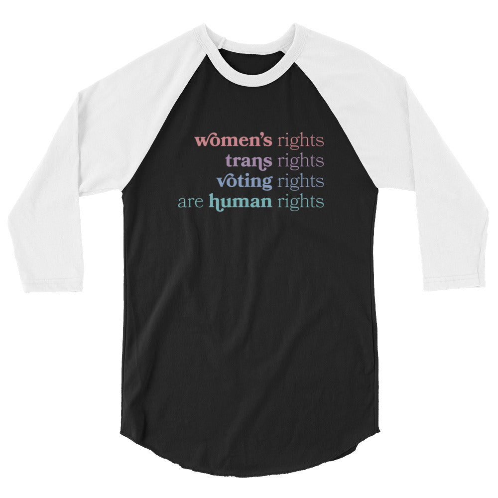 Human Rights - 3/4 Sleeve Shirt