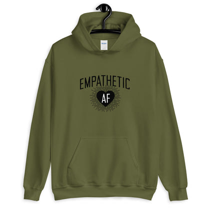 Empathetic AF - Dark Logo - Hooded Sweatshirt