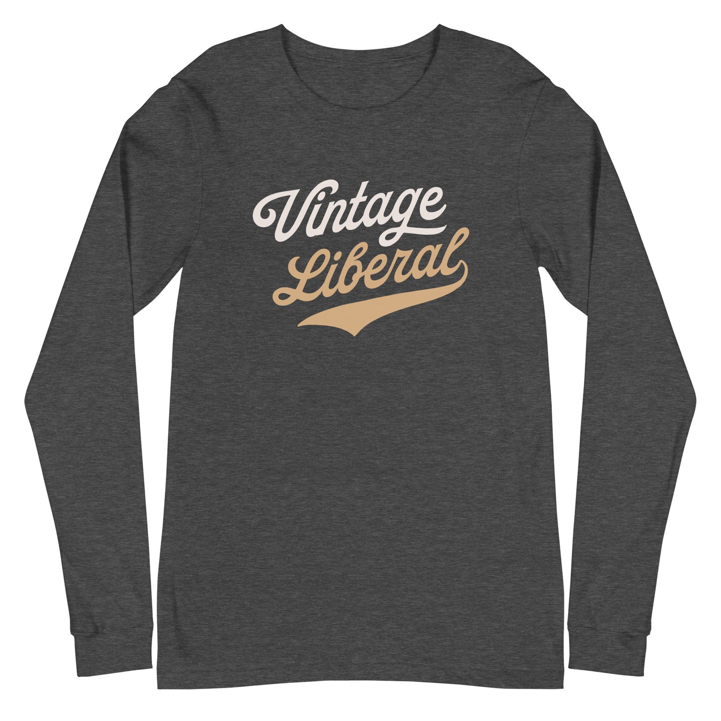 Vintage Liberal - Light Logo - Unisex Long Sleeve Shirt