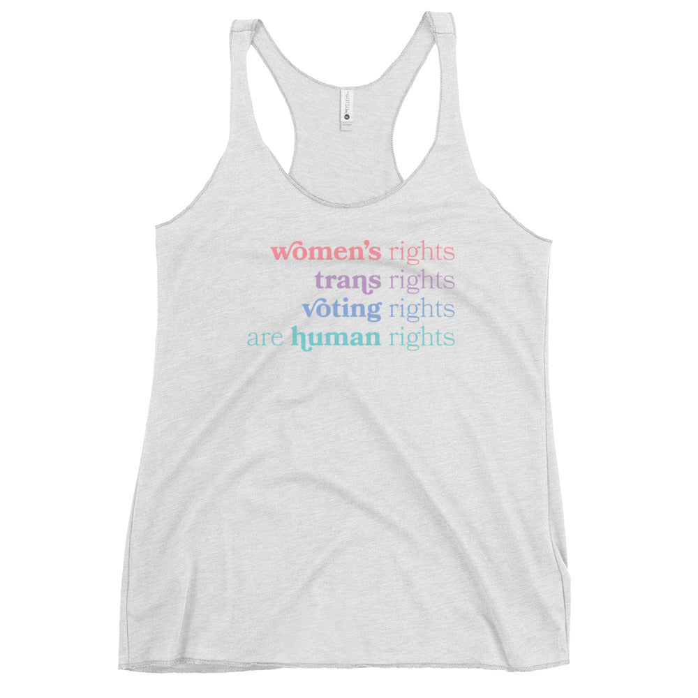Human Rights - Women's Racerback Tank