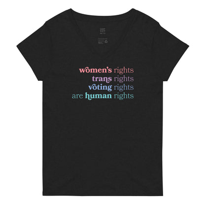 Human Rights - Women’s V-Neck Tee