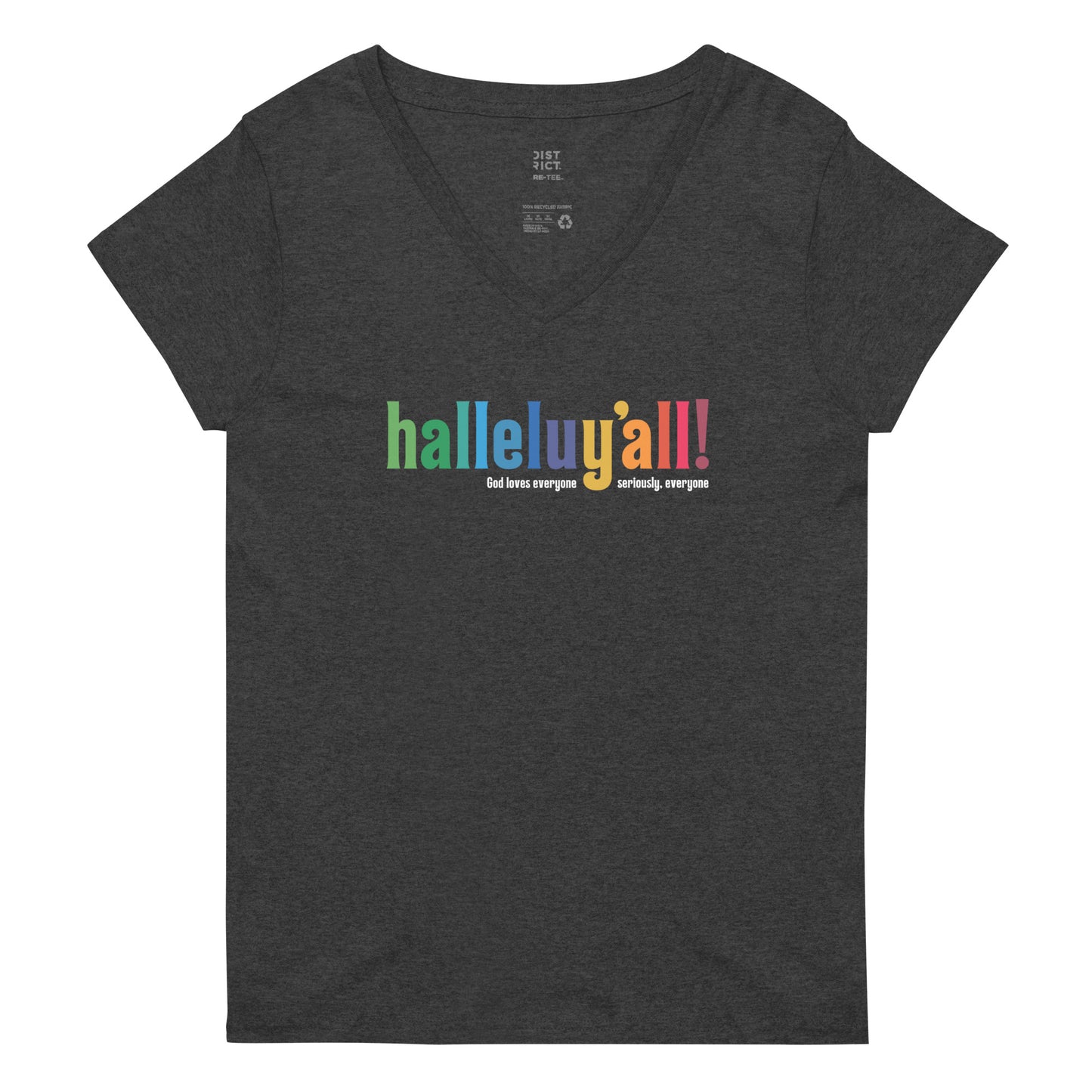 Halleluy’all - Women’s V-Neck Tee